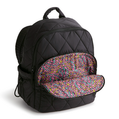 A Vera Bradley Backpack designed from Nylon in the Vera Bradley New Day pattern Moonless Night.
