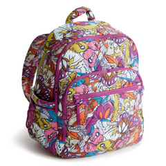 A Vera Bradley Backpack designed from Nylon in the Vera Bradley New Day pattern Flutter.