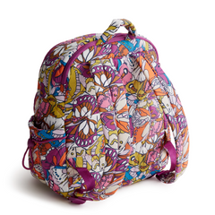 A Vera Bradley Backpack designed from Nylon in the Vera Bradley New Day pattern Flutter.