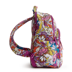 A Vera Bradley Backpack designed from Nylon in the Vera Bradley New Day pattern Flutter.