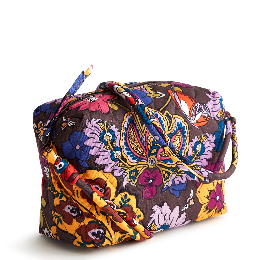 A Vera Bradley New Day Crossbody Bag in the pattern Colorful Bouquet.