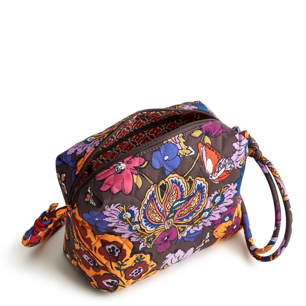 A Vera Bradley New Day Crossbody Bag in the pattern Colorful Bouquet.