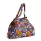 Hathaway Tote - Cotton Gabardine Fabric - Vera Bradley New Day Colorful Bouquet Pattern.