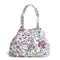 Hathaway Tote - Cotton Gabardine Fabric - Vera Bradley New Day Wing + Bloom Pattern.
