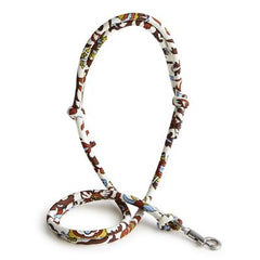 A cotton lanyard from Vera Bradley New Day in pattern Marrakesh Vines Cream.