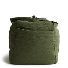 New Vera Bradley duffel bag in the color olive green.