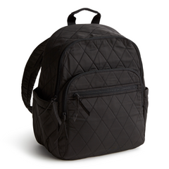 A black color Bancroft Backpack from Vera Bradley New Day. The backpack is designed from Polyester Twill. This bag is shown in pattern Moonless Night.