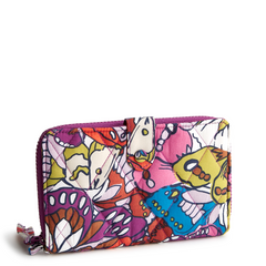 Vera Bradley New Day Tab Wallet in the Pattern: Flutter.