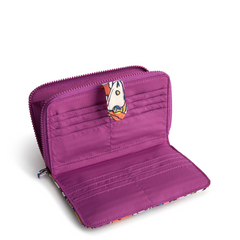Vera Bradley New Day Tab Wallet in the Pattern: Flutter.