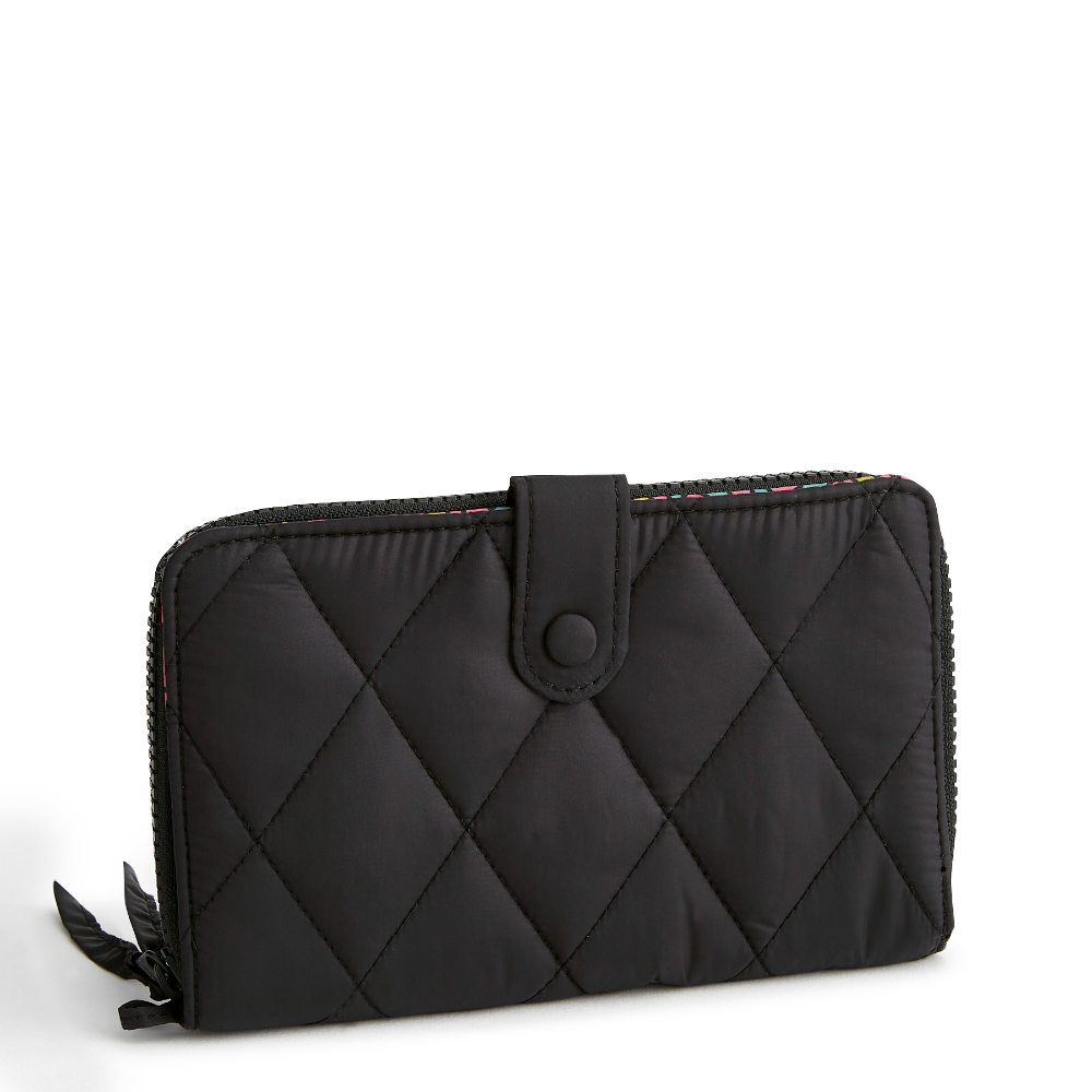 Vera Bradley New Day Tab Wallet in the Pattern: Moonless Night.