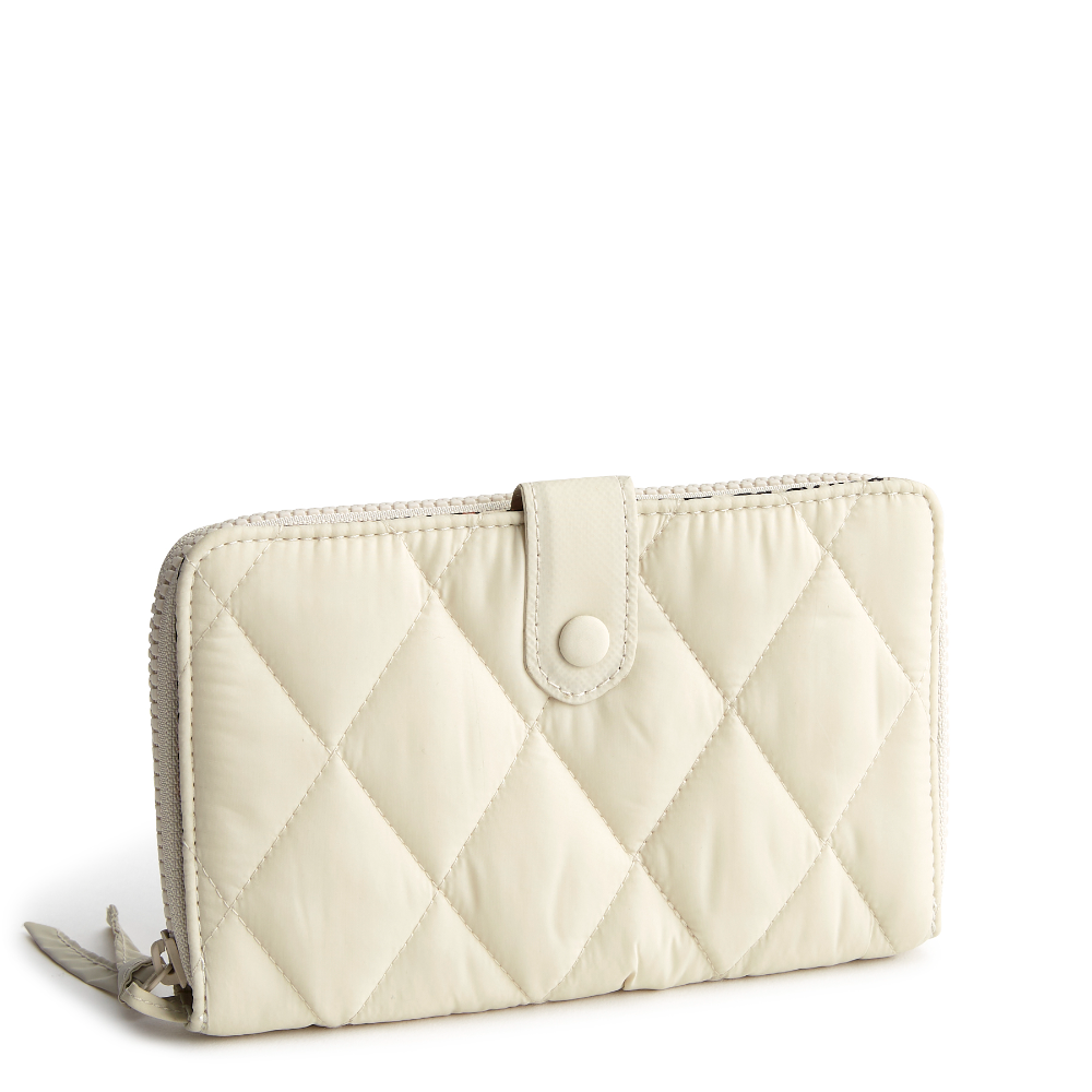 Vera Bradley New Day Tab Wallet in the Pattern: Pumice Stone.