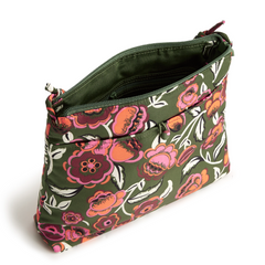 An original hipster bag from Vera Bradley made from Nylon Twill fabric, in the color green.