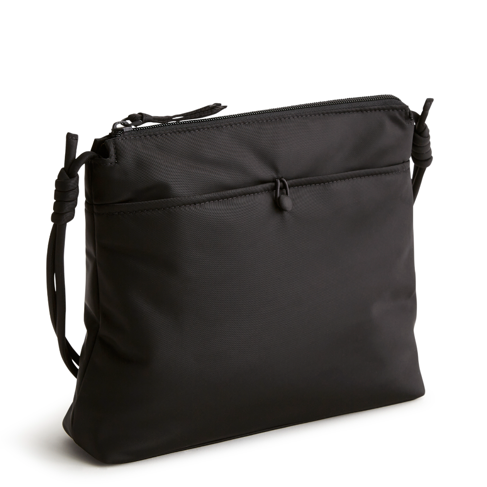 An original hipster bag from Vera Bradley made from Nylon Twill fabric, in the color black.