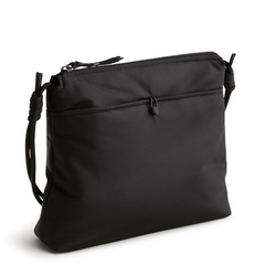 An original hipster bag from Vera Bradley made from Nylon Twill fabric, in the color black.