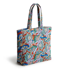 Vera Bradley Original Tote Bag in Flowers + Feathers.