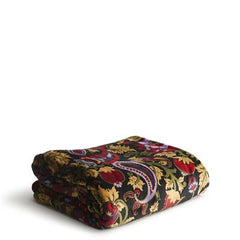 Oversized Throw Blanket from Vera Bradley in the Midnight Garden Paisley.