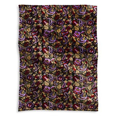 Oversized Throw Blanket from Vera Bradley in the Midnight Garden Paisley.