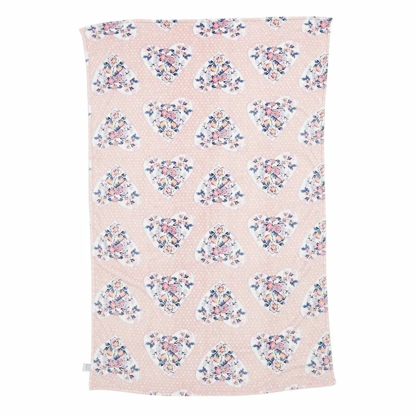 Plush Throw Blanket - Mon Amour Soft Blush