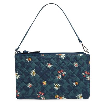 Vera Bradley RFID Convertible Wristlet in Fresh-Cut Floral Green.