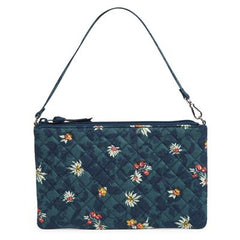 Vera Bradley RFID Convertible Wristlet in Fresh-Cut Floral Green.