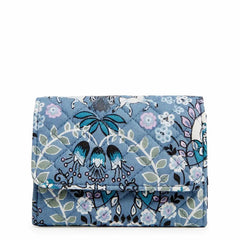 RFID Riley Compact Wallet in Enchantment Blue from Vera Bradley - 1