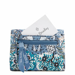 RFID Riley Compact Wallet in Enchantment Blue from Vera Bradley - 2