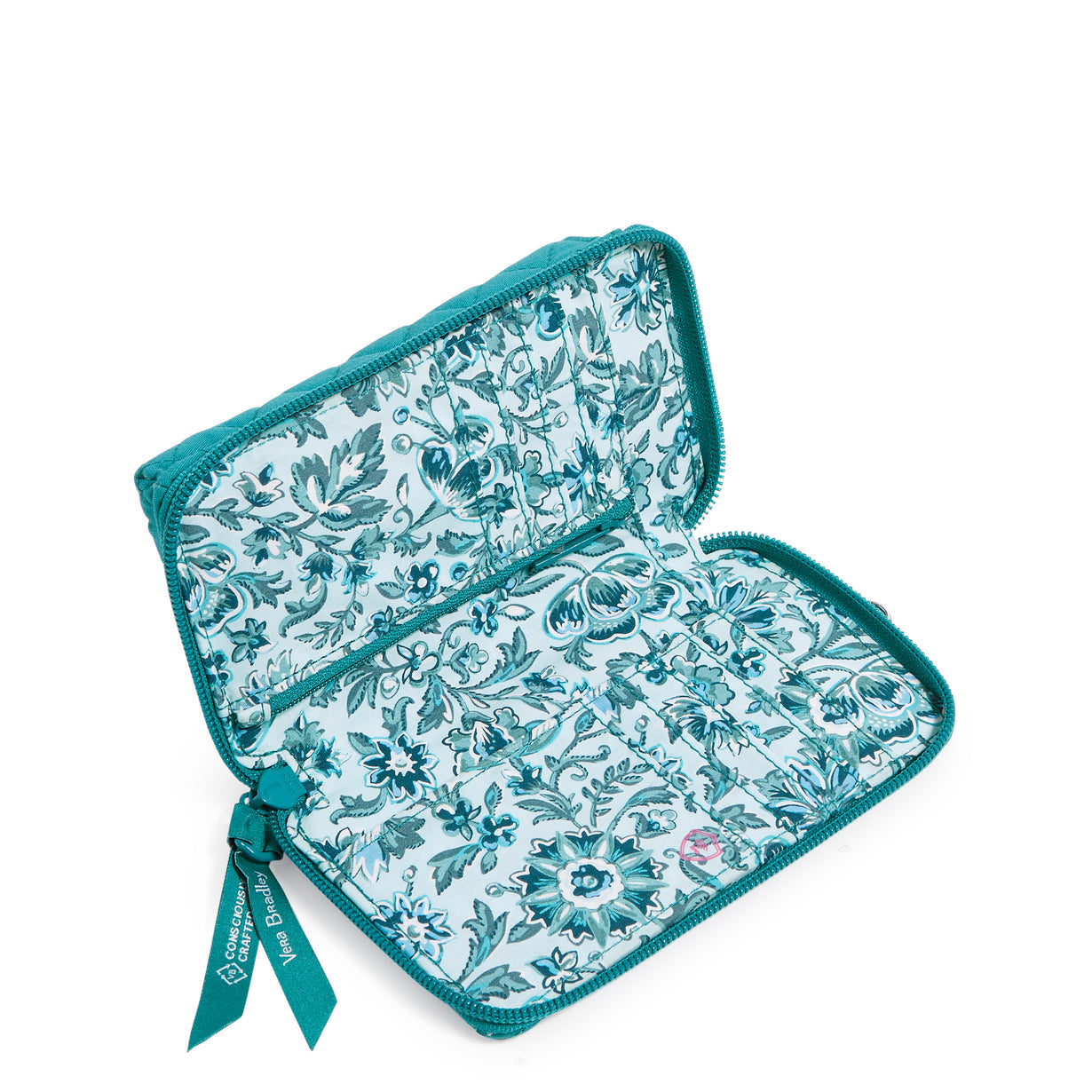 Vera Bradley RFID Smartphone Wristlet Forever Green.