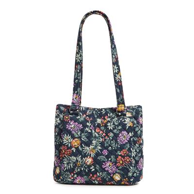 Vera Bradley Multi-Compartment Shoulder Bag Fresh-Cut Floral Green