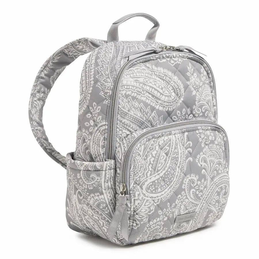 Small Backpack - Cloud Gray Paisley