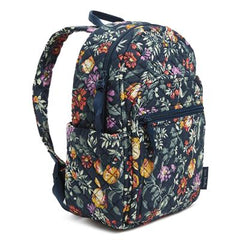 Vera Bradley Small Backpack in Fresh-Cut Floral Green