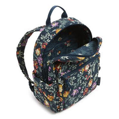 Vera Bradley Small Backpack in Fresh-Cut Floral Green