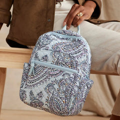 Small sized backpack from Vera Bradley in Soft Sky Paisley pattern - 4
