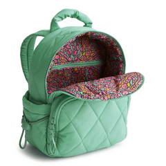 Vera Bradley Small Banbury Backpack in Beryl Green.