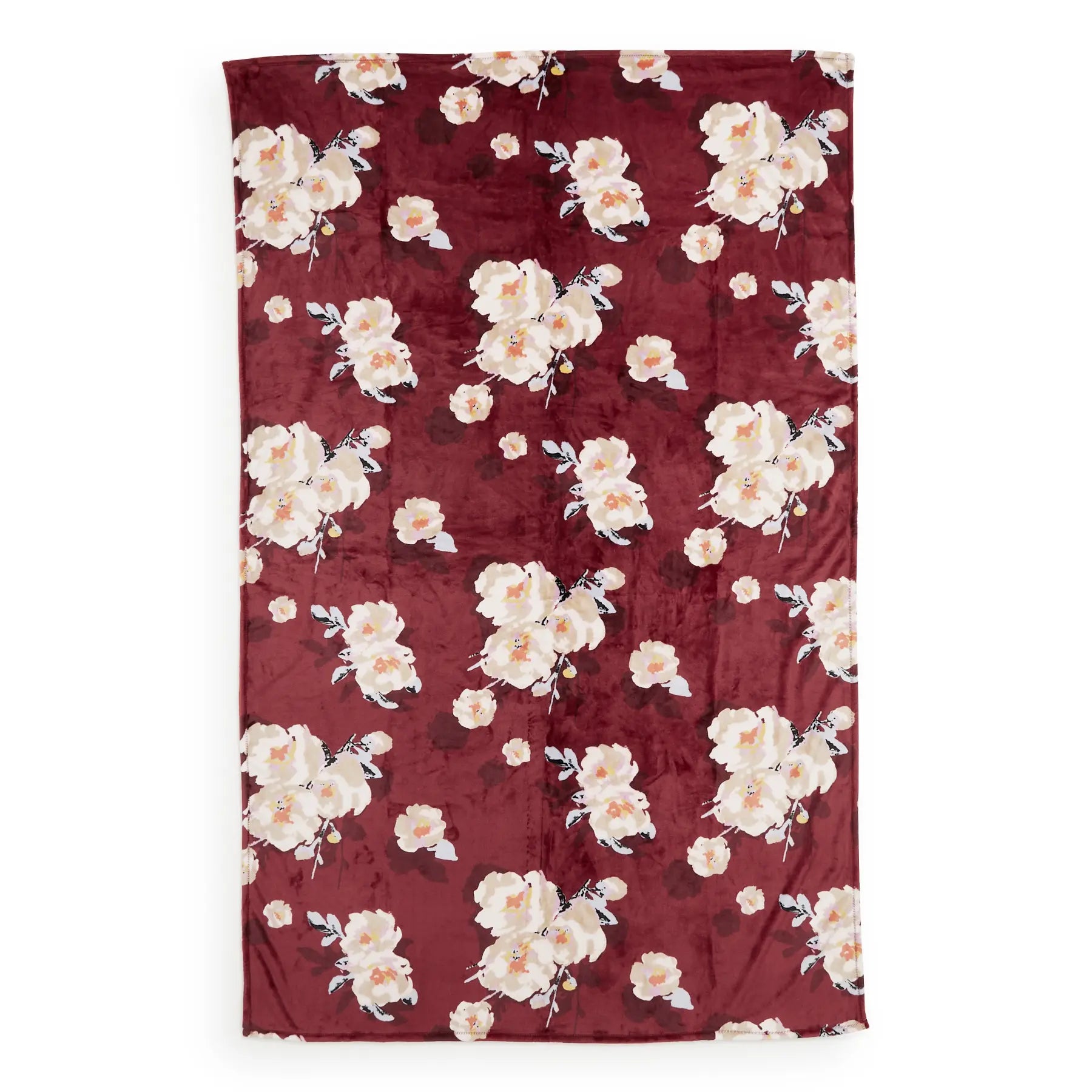 Plush Throw Blanket - Blooms and Branches