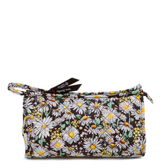 Trapeze Cosmetic Bag - Daisies White