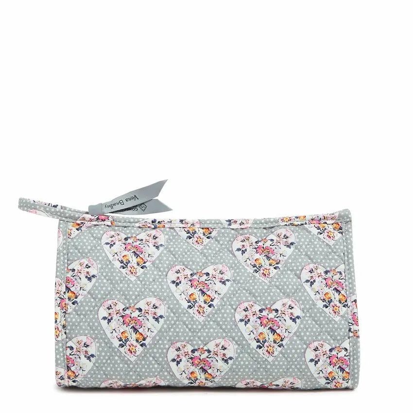 Vera Bradley Trapeze Cosmetic Bag - Mon Amour Gray - Product Image 1