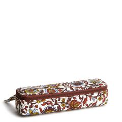 Travel Pill Case in Cotton Gabardine fabric, shown in the Vera Bradley pattern Marrakesh Vines Cream.