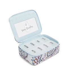 Travel pill case from Vera Bradley in Soft Sky Paisley pattern - 2
