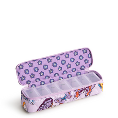 Travel Pill Case in Cotton Gabardine fabric, shown in the Vera Bradley pattern Wing in Flight.