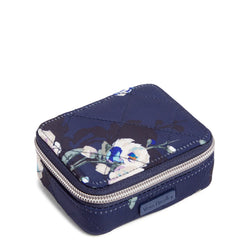 Vera Bradley Travel Pill Case in Blooms and Branches Navy.