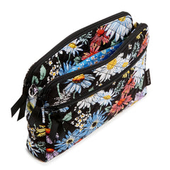 Triple Compartment Crossbody - Daisies