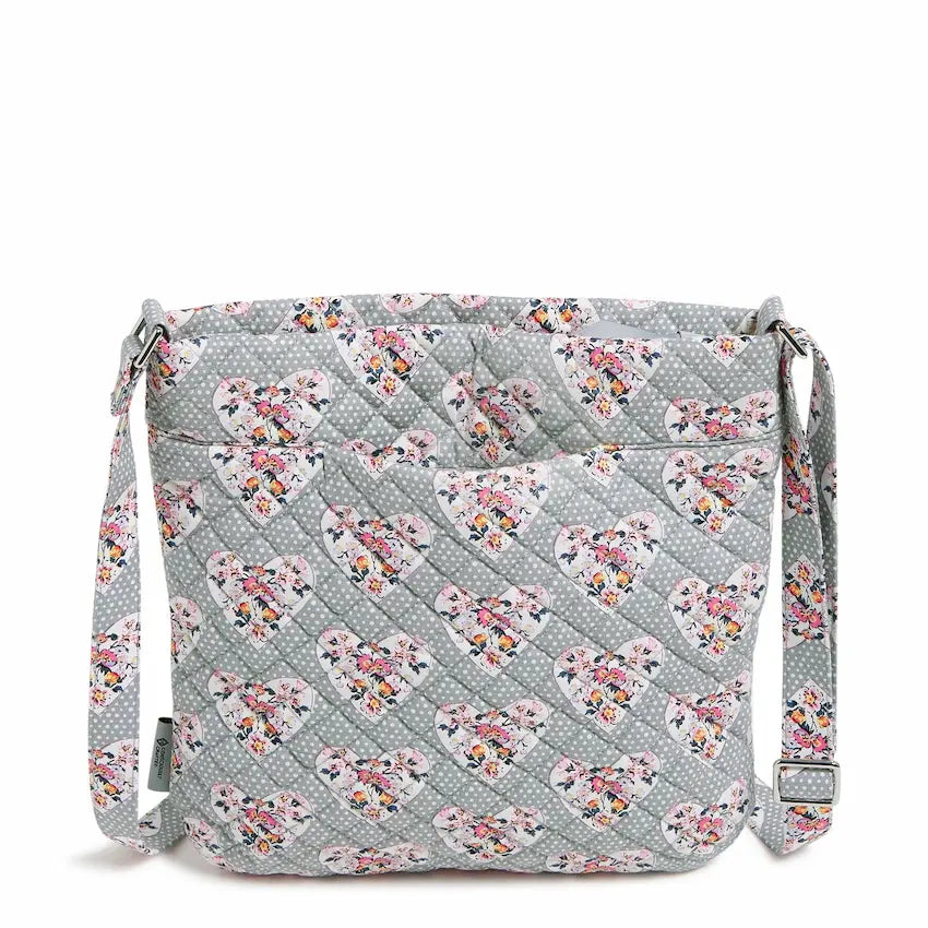 Vera Bradley Triple Zip Hipster Crossbody Bag - Mon Amour Gray - Product Image 2