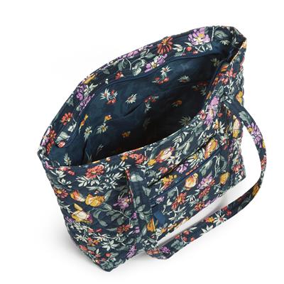 Vera Bradley Small Vera Tote Fresh-Cut Floral Green