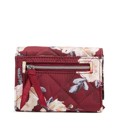 Vera Bradley RFID Riley Compact Wallet in Blooms and Branches.