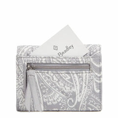 A compact wallet from Vera Bradley in the color gray - 2