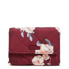 Vera Bradley RFID Riley Compact Wallet in Blooms and Branches.