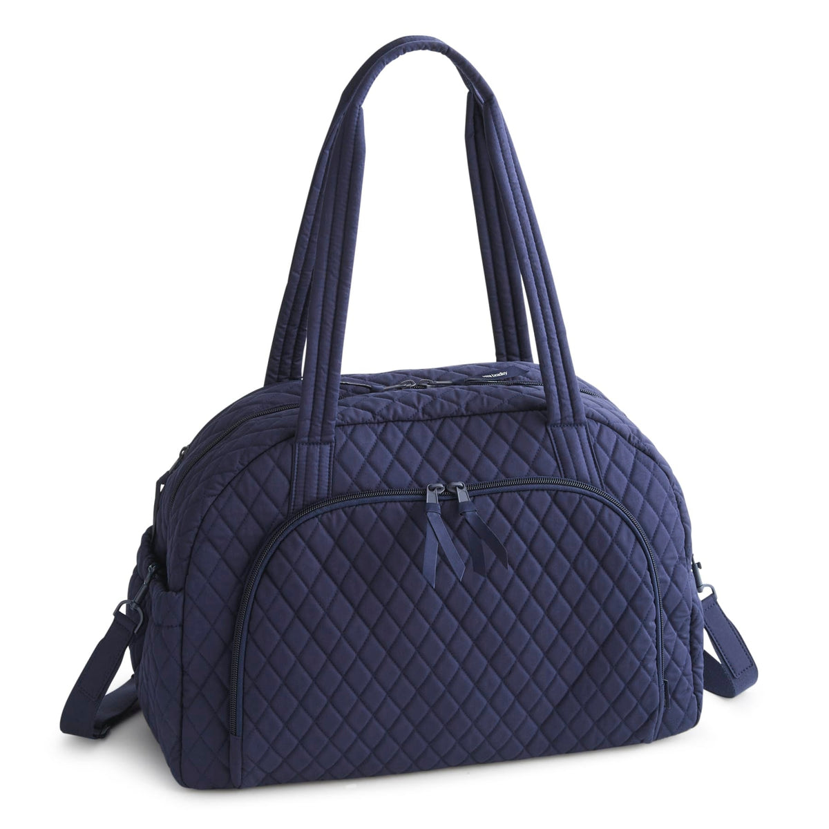 Vera Bradley Weekender Travel Bag in Peacoat, front view