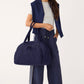 Vera Bradley Weekender Travel Bag in Peacoat, model view