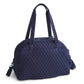 Vera Bradley Weekender Travel Bag in Peacoat, detail view
