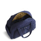 Vera Bradley Weekender Travel Bag in Peacoat, interior view
